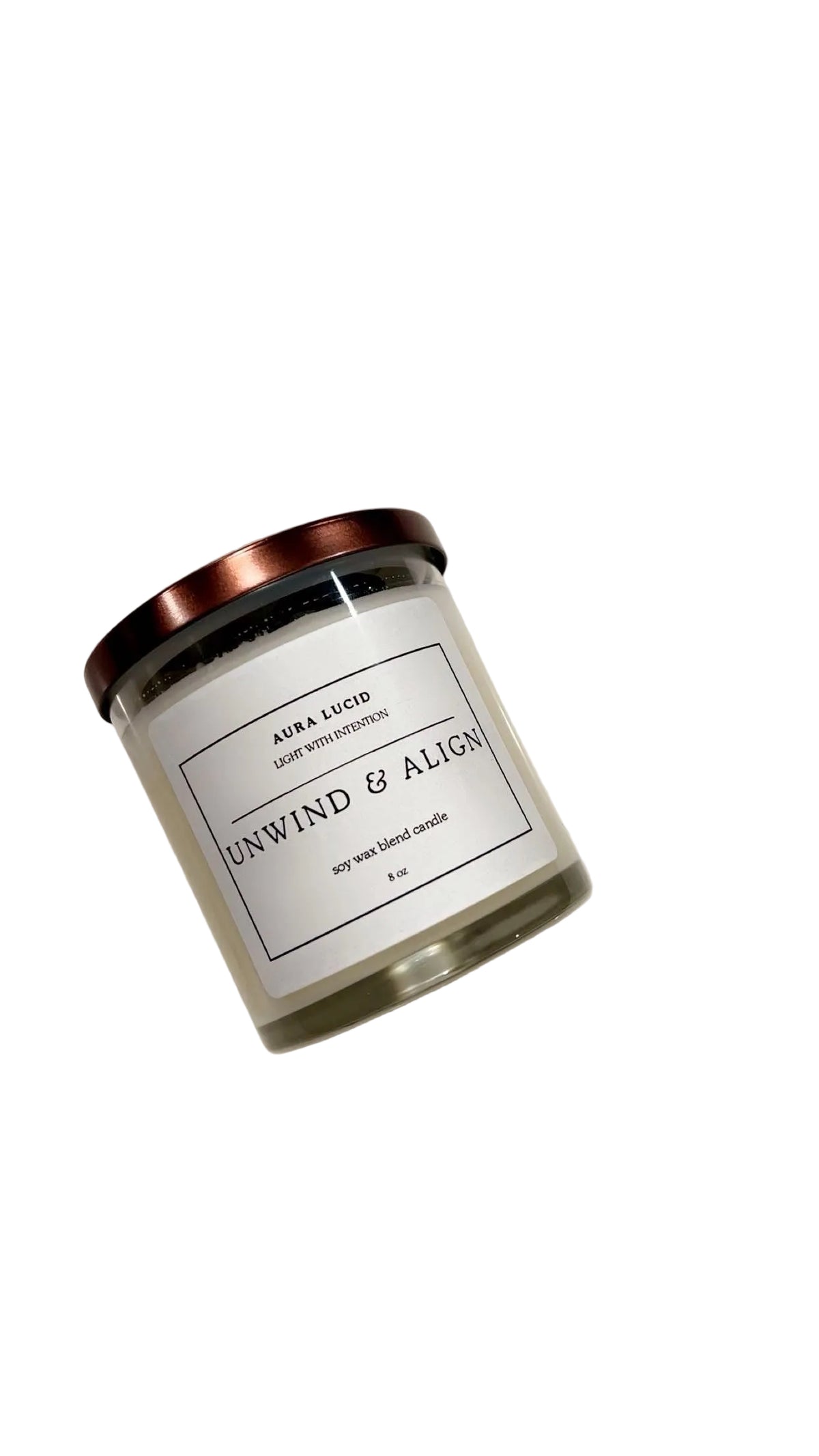 Unwind & Aligned - Light with Intention Candle