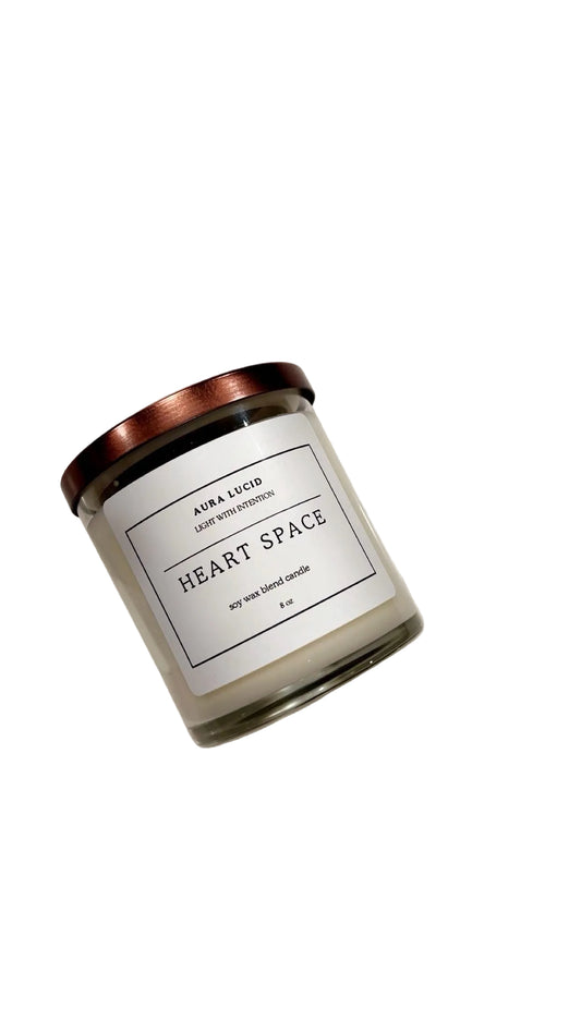 Heart Space - Light With Intention Candle